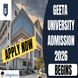 Geeta University Admission 2026 Begins @geetauniversity.edu.in; Apply Now